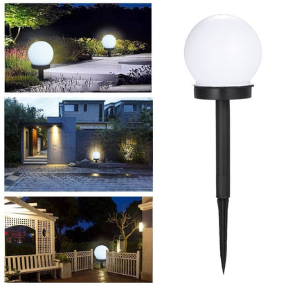 LumiOrb Sol | Runde LED-Solarlampe mit automatischer Lichtsteuerung