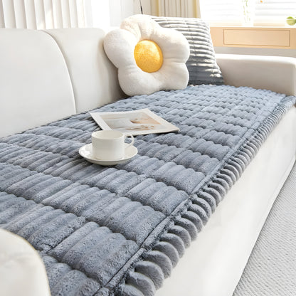 RibCover Classic | Rutschfester Sofaschoner aus Strukturstoff