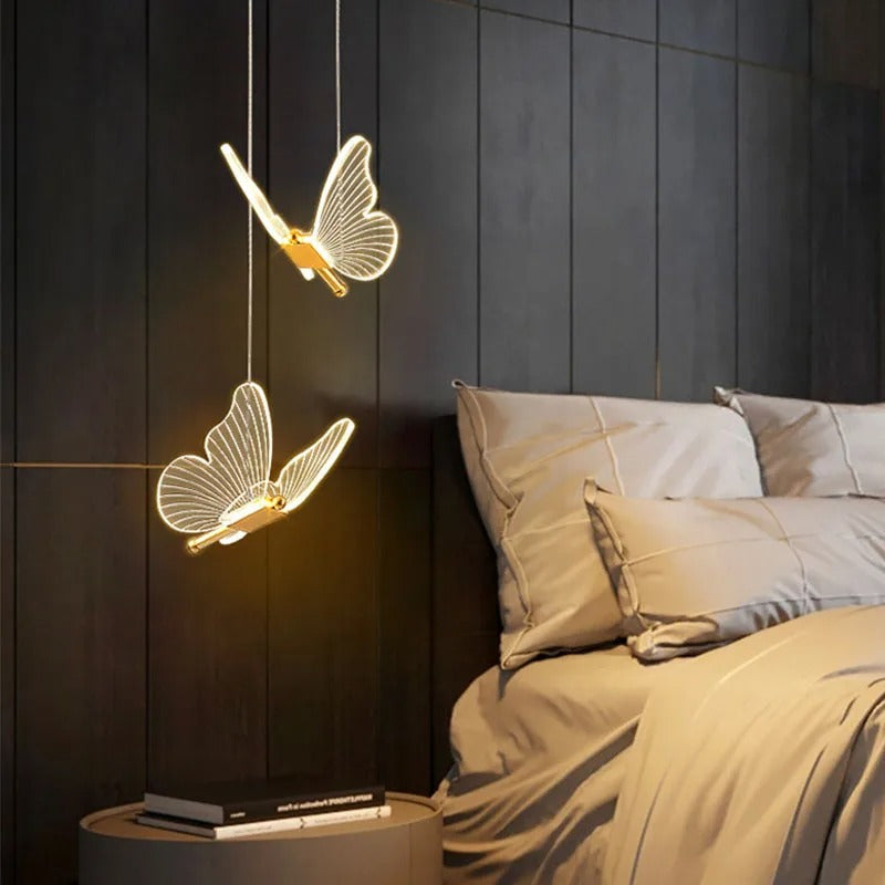 Elira Fléur | Hängeleuchte mit zartem Schmetterlings-Design