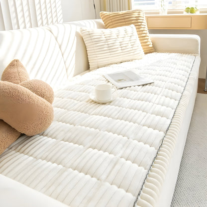 RibCover Classic | Rutschfester Sofaschoner aus Strukturstoff