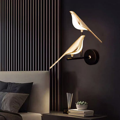 Avireo Lumis | dekorative LED-Wandlampe im Vogel-Design
