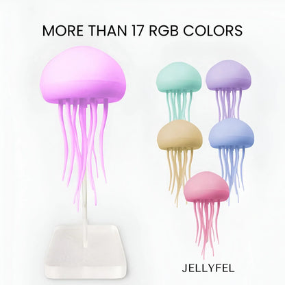 JellyBeat Aura | Farbwechselnde LED-Quallelampe mit Bewegungseffekt für stimmungsvolles Licht