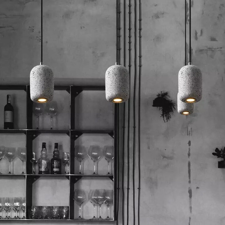 Kiva Cast | Hängeleuchte aus Beton im Industrial-Design mit LED-Technik