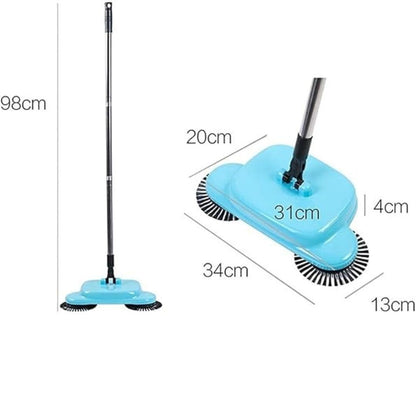 SweepMate | 2-in-1 Besen mit integriertem Staubauffang, kabellos & stromfrei
