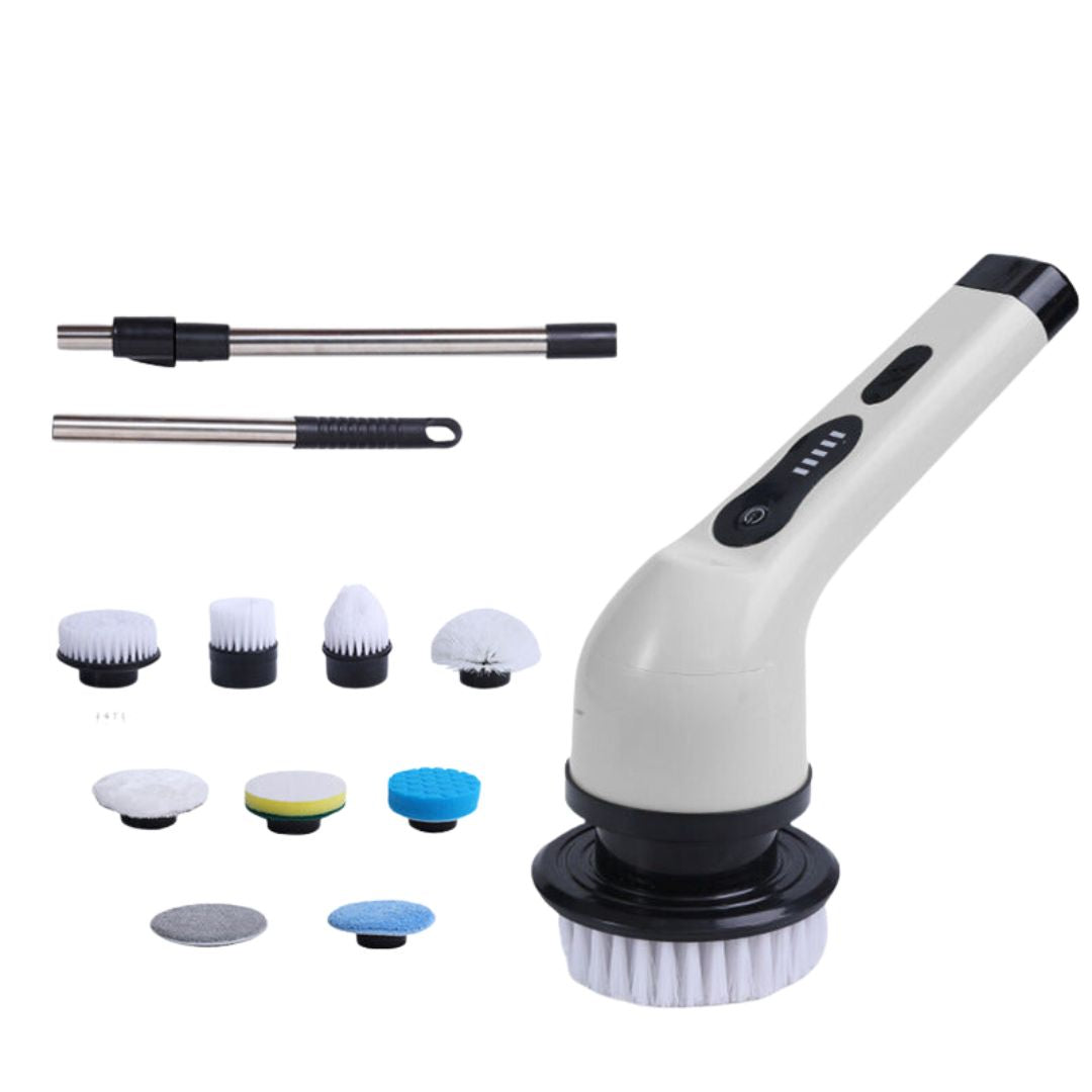 CleanMaster 9in1 | Elektrische Reinigungsbürste mit 9 Aufsätzen für vielseitige Anwendungen
