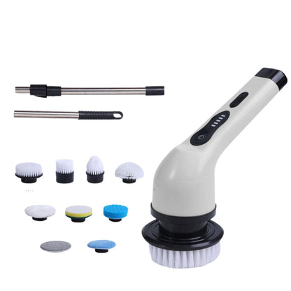 CleanMaster 9in1 | Elektrische Reinigungsbürste mit 9 Aufsätzen für vielseitige Anwendungen