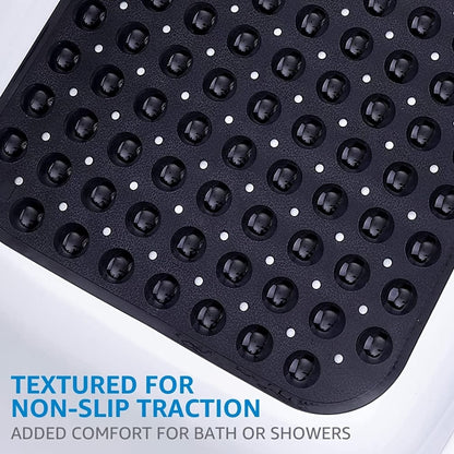 BathGrip Antirutschmatte | Extra lange Badematte für Dusche & Badewanne