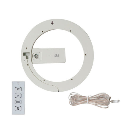 RingLite Halo | Digitale LED-Wanduhr mit Ringlicht in modernem Design