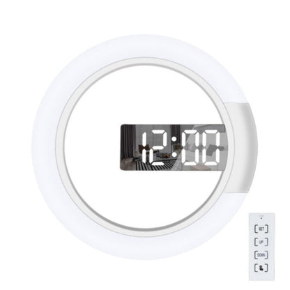 RingLite Halo | Digitale LED-Wanduhr mit Ringlicht in modernem Design