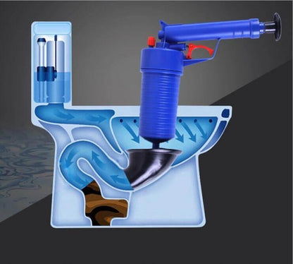 AirFlush HydroBlast | Perslucht-afvoerontstopper met verwisselbare opzetstukken