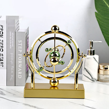 Orbitum | Roterend decoratief beeldhouwwerk met eeuwige hemelse beweging 