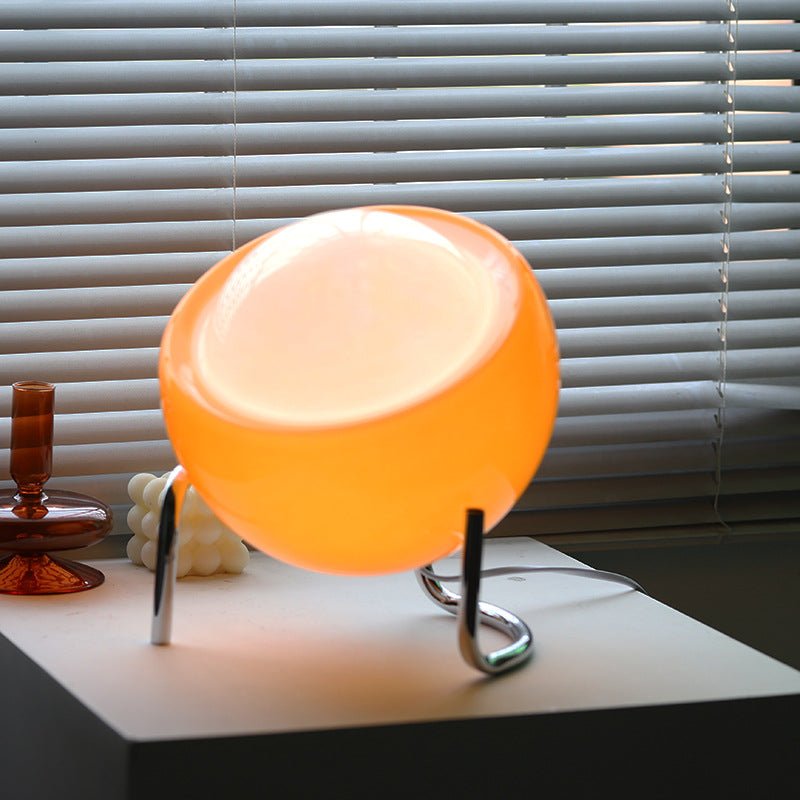 Bauvara Light | LED-Tischlampe im Bauhaus-Stil mit Glas-Schirm