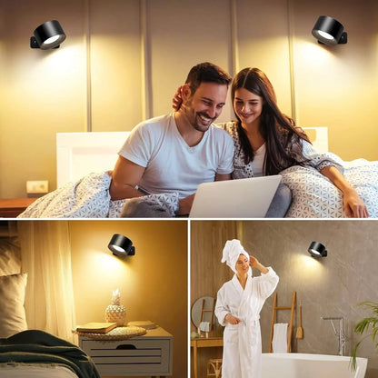 Velumo Spot | Oplaadbare LED-wandlamp met zelfklevende achterkant