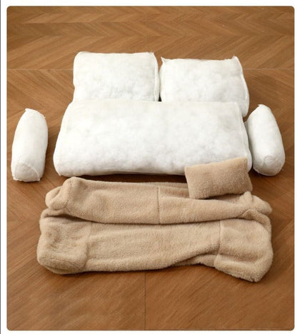 Calmure Sova | Beheizte Haustiersofa mit orthopädischer Unterstützung