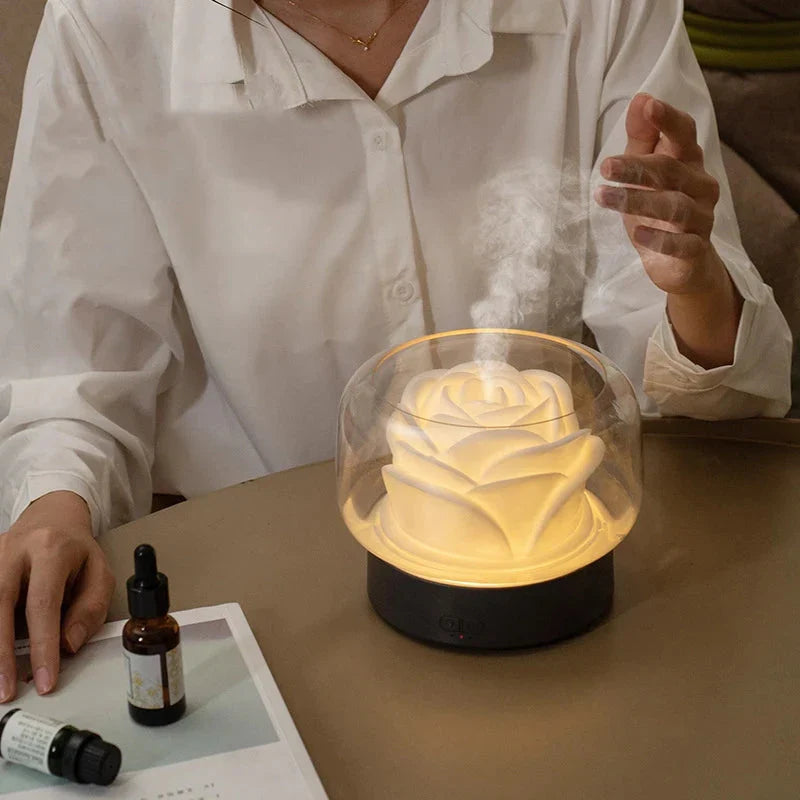 Nuala Mist | Ultraschall-Aroma-Diffusor mit LED-Licht und Duftöl-Funktion